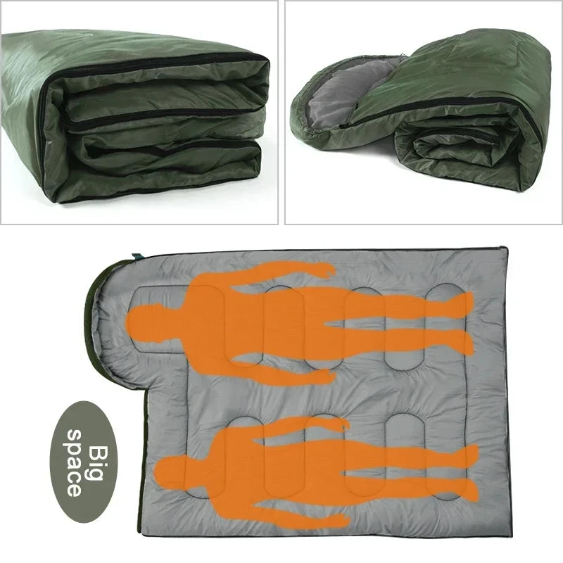 Ultralight Waterproof 4 Season Envelope Sleeping Bag - Warm Camping & Backpacking Bag for Outdoor Hiking