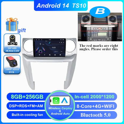 Car Android 16 GPS Navigation For Land Rover Discovery 3 2004 -2009 Auto Radio Stereo Multimidia Video Player Carplay NO 2DIN 4G