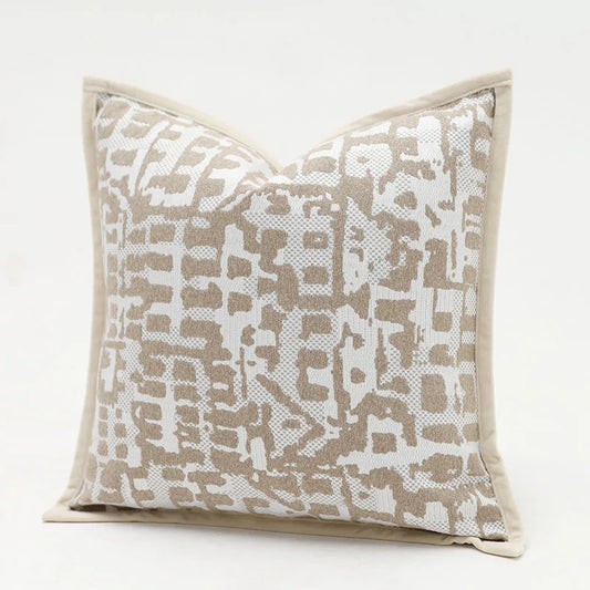 High End Luxury Geometric Jacquard Cushion Cover Modern Premium Pillow Covers Decorative 45x45/50x50cm Home Decor Designer