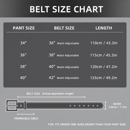 Men's belts, with a Western cowboy style, are a common item for grasslands and parties, and also make great holiday gifts.