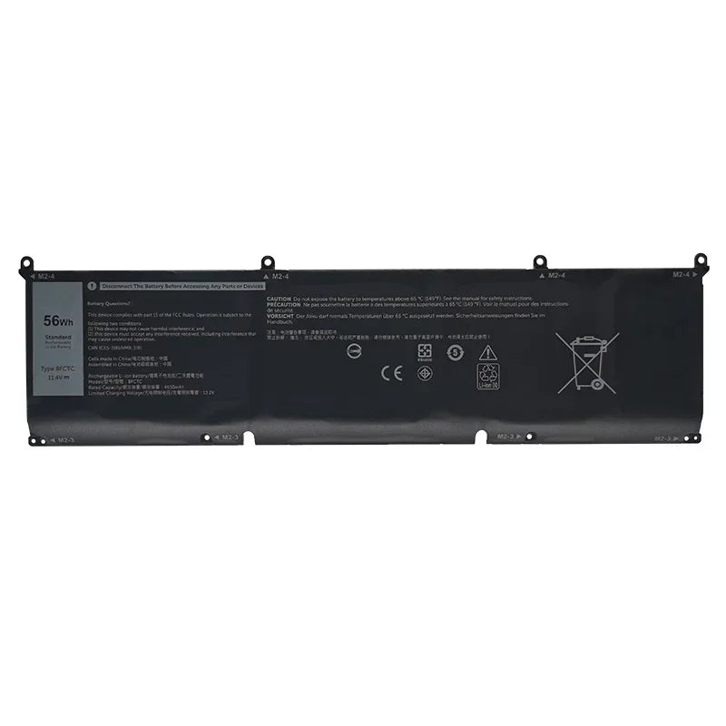 56Wh 4600mAh 8FCTC Battery For Dell Alienware M15 M17 R3 XPS 15 9500 G7 7500 High Capacity Laptop Batteries in Stock