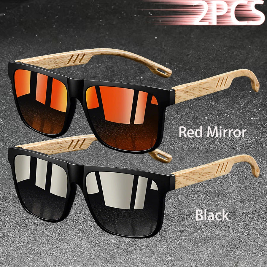 Fashion Vintage Square Square Frame Sunglasses Men Women Fishing Driving Man Luxury Brand Designer Sun Glasses  Eyewear