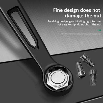 Durable Ratchet Wrench 8-32mm Universal Double Open Ends Torx Wrench Combination Wrench Fast Ratchet Wrench Auto Repair Tools