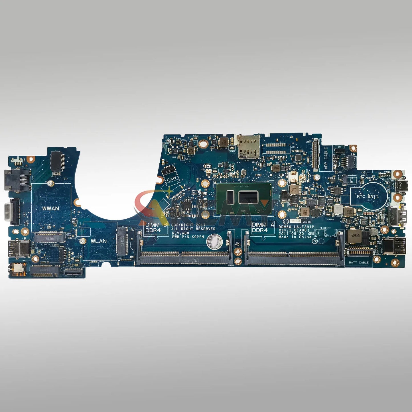 Notebook Mainboard For Dell Latitude 7530 5290 LA-F391P i3 i5 i7 7/8th Gen CN-02723N 0WHPNW 0GRNH7 01KWXC 0TKGT3 100% Tested