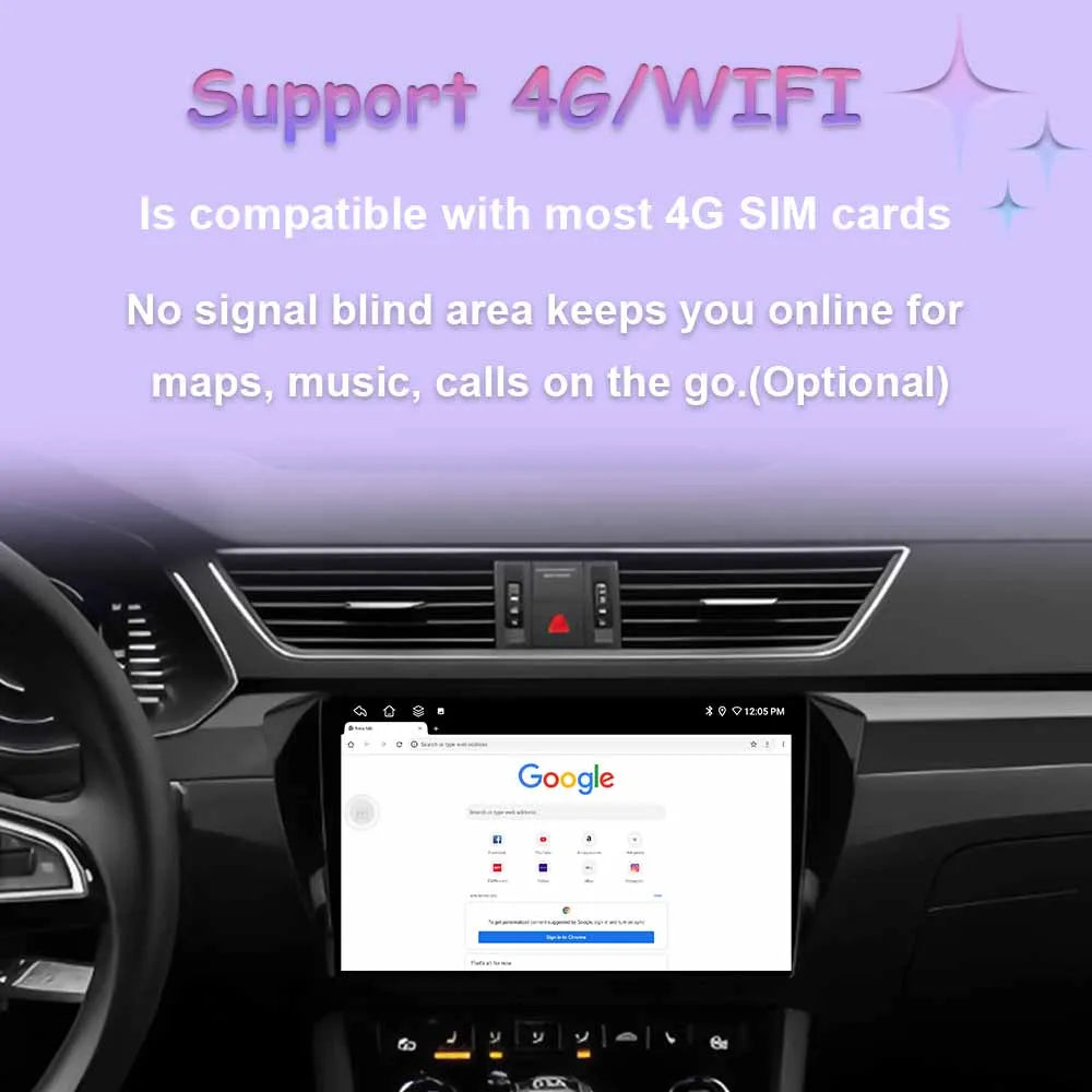 GPS Navigation Android 15 Auto Carplay 7" For FIAT 500 2016 - 2019 Stereo Multimedia Player 4G WIFI Bluetooth DSP 360 Camera