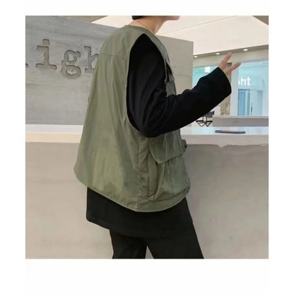 Trendy functional versatile vest for spring and summer