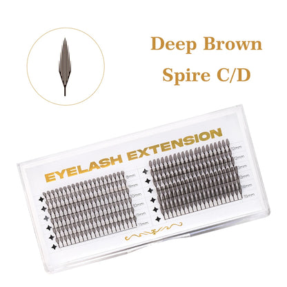 Comic Spire Eyelash Extension Natural Lightweight Cashmere Manga False Eyelash Premade Fans Feather Anime Lashes for Makeup Tool