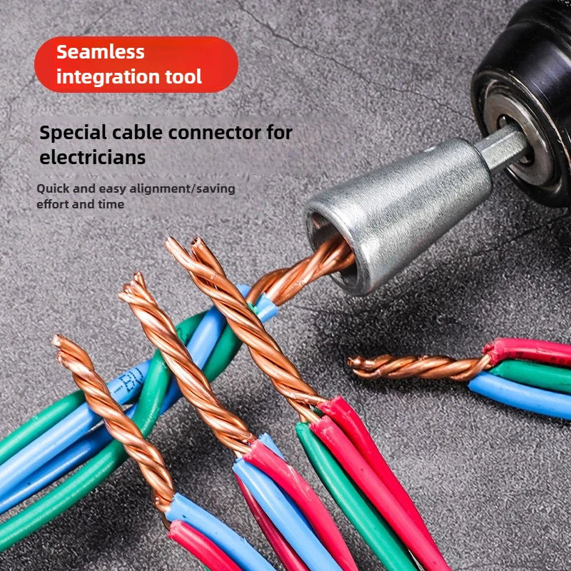 1PC Wire Twisting Tools Quickly Twister Electrician Artifact for Power Drill Drivers Twisted Connector Cable Device Multi-tool