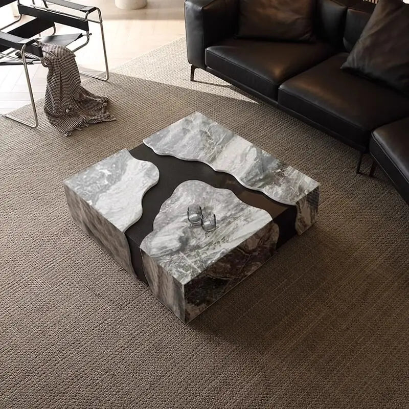 Modern Luxury Coffee Table Marble Coffee Table Living Room Home Minimalist Aesthetic Mesas De Centro Para Sala Home Furniture