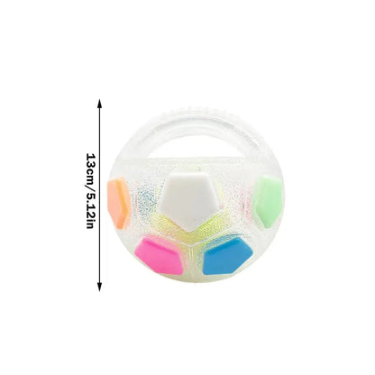 New football tennis ball shaped pet dog toys durable teething relief to accompany outdoor training squeak toys