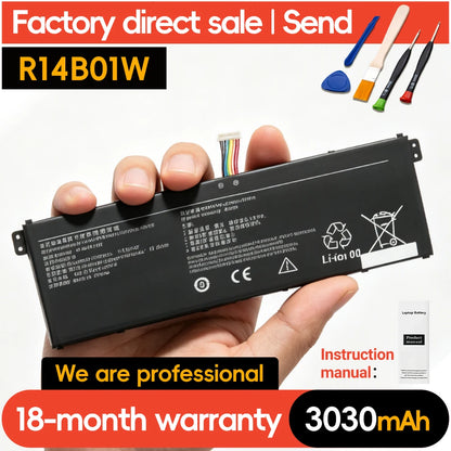 Suozhan R13B01W R13B02W R10B01W N15B01W R14B01W for Xiaomi Mi Air 13.3 Inch Series 161301 TiMi13inch Laptop Battery