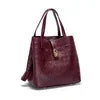 CH Women Tote Bag High Quality Pu Leather Top Handle Handbag With Lock Decoration Crossbody Shoulder Bag For Work Daily