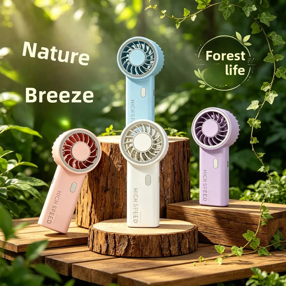 Handheld Fan Upgraded Portable Fan,Mini USBRechargeable Personal Fan, Outdoor Travel ,Suitable for summer beach and concerts