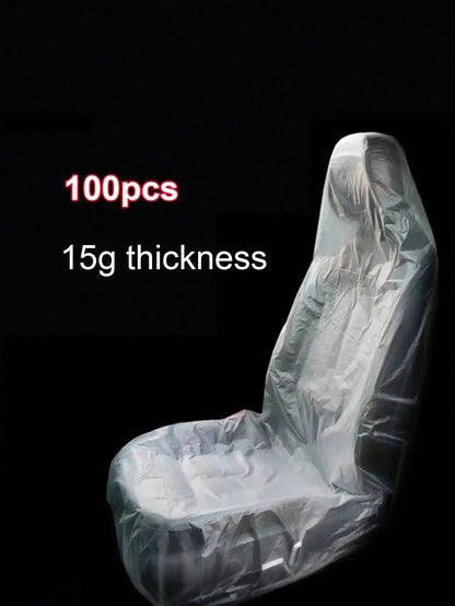 100Pcs Disposable Car Seat Covers — a "convenient shield" for multi-scenario protection, preventing car seats from stains.