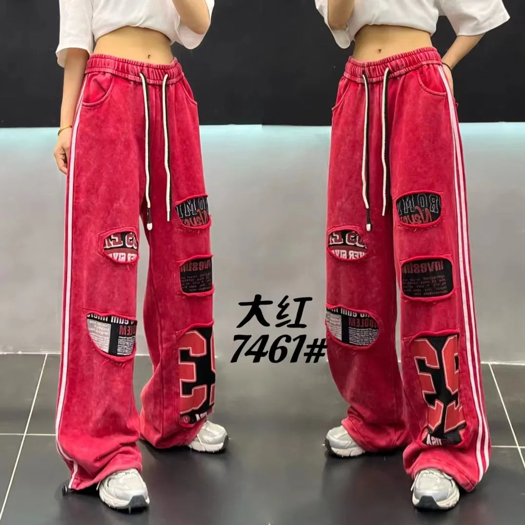 Original Design Sense Long Slacks 2025 Autumn New Fashionable Loose Casual Pants Ladies With Draped Straight Wide-Leg Trousers