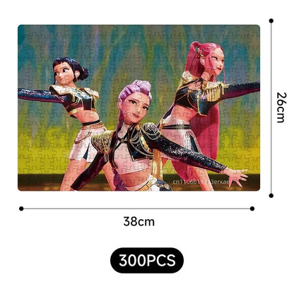 70/300PCS Wooden Jigsaw Puzzle Cool Cyberpunk Anime Family Interactive Game Collectible Gift for Adults Kids Teens Home Decor
