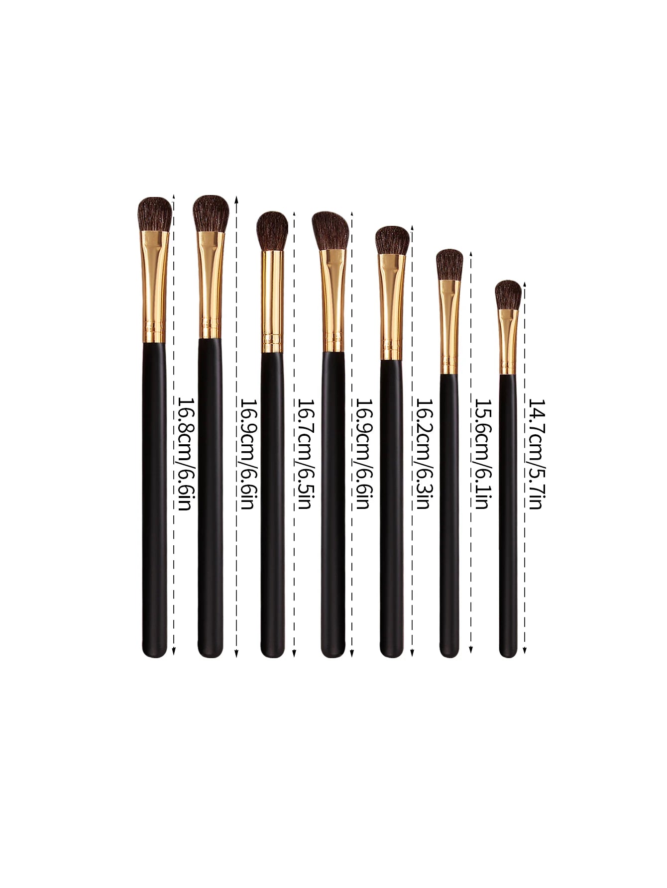 14pieces wooden-handled eye makeup brushes, eyeshadow brushes and eyebrow brushes are multi-functional beauty tools