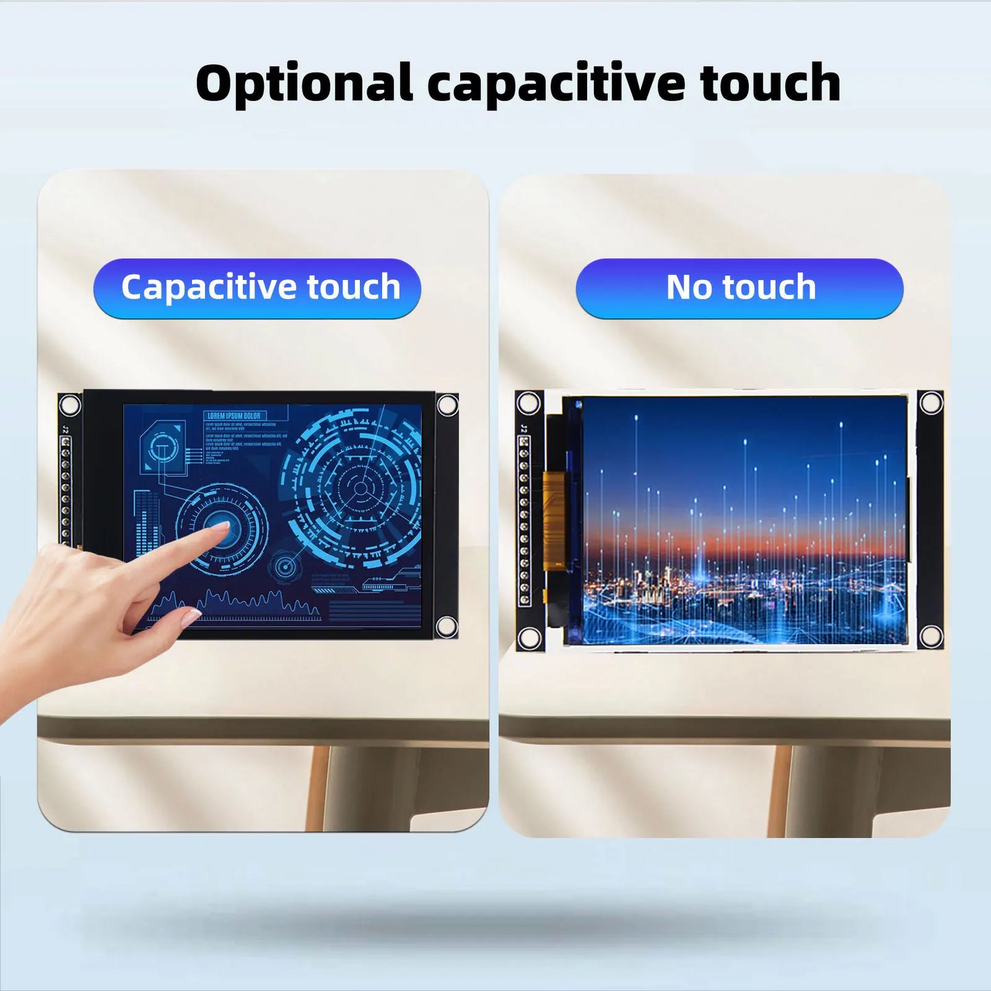 3.2inch SPI TFT LCD Screen Colorful IPS capacitive Touch Display Module ILI9341 240*320 IPS For Esp32&arduino
