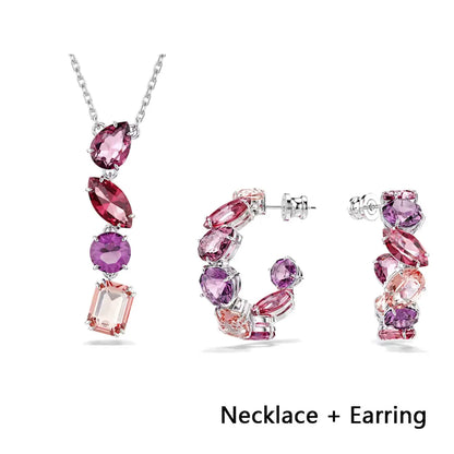 2026 High Quality Shiny Luxury Brand Fine Jewelry Sets Exquisite Fine Fashion Party Gifts for Women New Christmas Ornaments