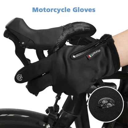 1Pair winter Motorcycle gloves, Ski gloves,cycling gloves,touch screen gloves, riding and mountaineering gloves