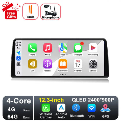 GPS Navigation Android 15 for Nissan Teana 2019-2021 DSP Stereo Bluetooth QLED Touch Screen WlFl 4G