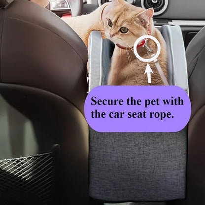 Portable Dogs Cats Car Seat Cat Dog Bed Central Control Handbag Travel Pets Safety Seat Pet Car Booster Seat Kennel Pet Supplies