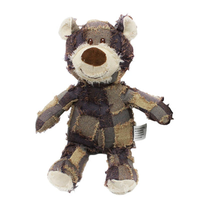 Pet Dog Toys Bear Squeaking Stuffed Toys For Dogs Cat Chew Squeak Toy for Small Dogs Play Funny Training Anxiety Relief Sleep Do