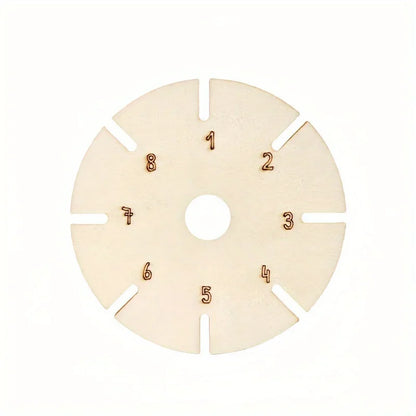 4pcs Bracelet Woven Braiding Disk, Flower Shape Wood Disk Bracelet Braiding Woven Plate Knitting Tools Beading Cord Disc
