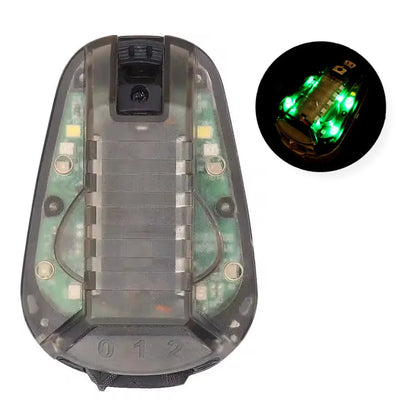Tactical Helmet Light Green Red Strobe Waterproof Outdoor Survival Safety Signal Flash Lamp Hunting Militar Airsoft LED Lights
