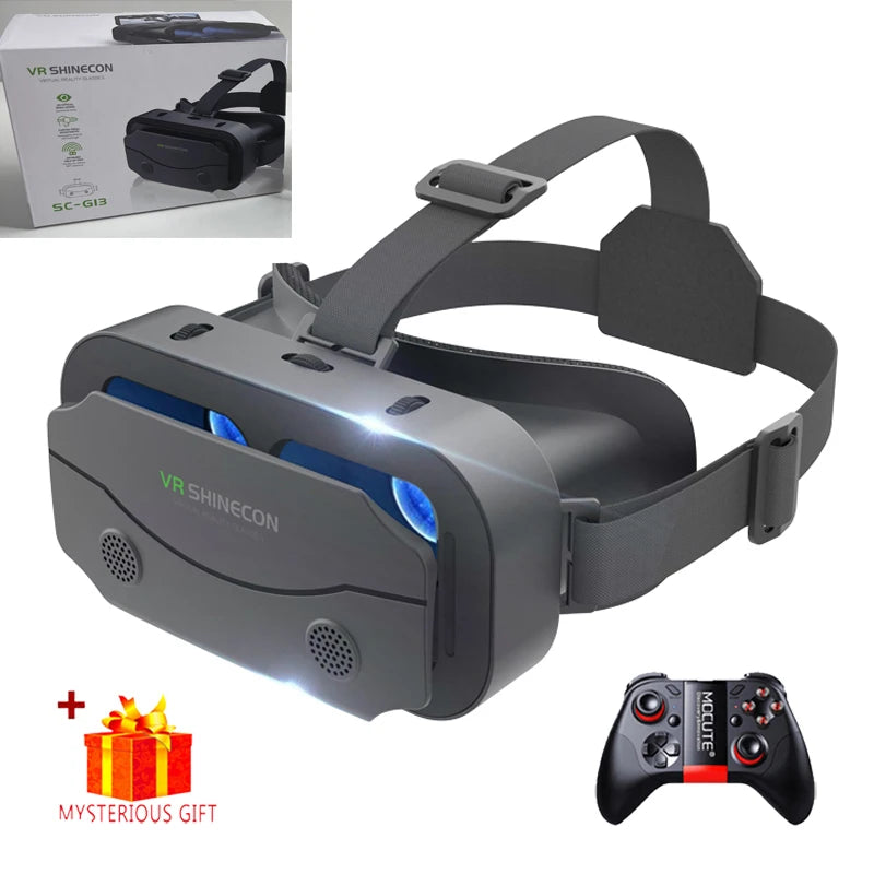 3D Virtual Reality VR Glasses Headset Devices Helmet Lenses Goggles Smart For Smartphones Phone Cell Mobile Game Viar Viewer Set