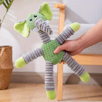 Plush Dog Toy Cute Stuffed Animal Toy for Small Medium Dogs Teething Chew Toy for Puppy Interactive Playmate Reduces Anxiety