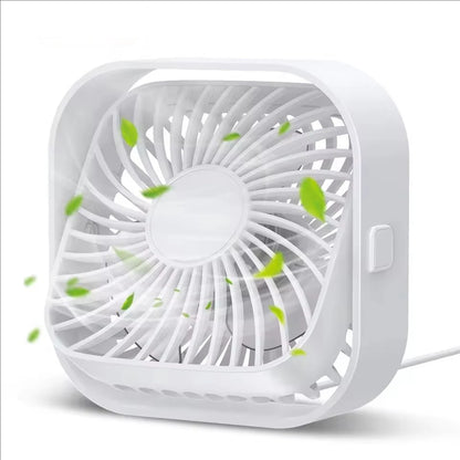 Portable Mini Fan USB Desk Fan Table Strong Airflow &Quiet Operation 3 Speed Wind 360°Rotatable Standing Fans for Room Home