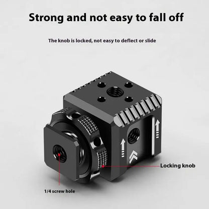 Camera Accessories Three-head Hot And Cold Shoe Base Aluminum Alloy Extension For Camera Cage Rig Variety Of Expansion Interface