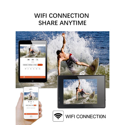  Action Camera 4K WiFi 2.0 Inch Touch Screen 140° Wide Angle Video Recording 30M Waterproof Bicycle Motorcycles Sports Cameras