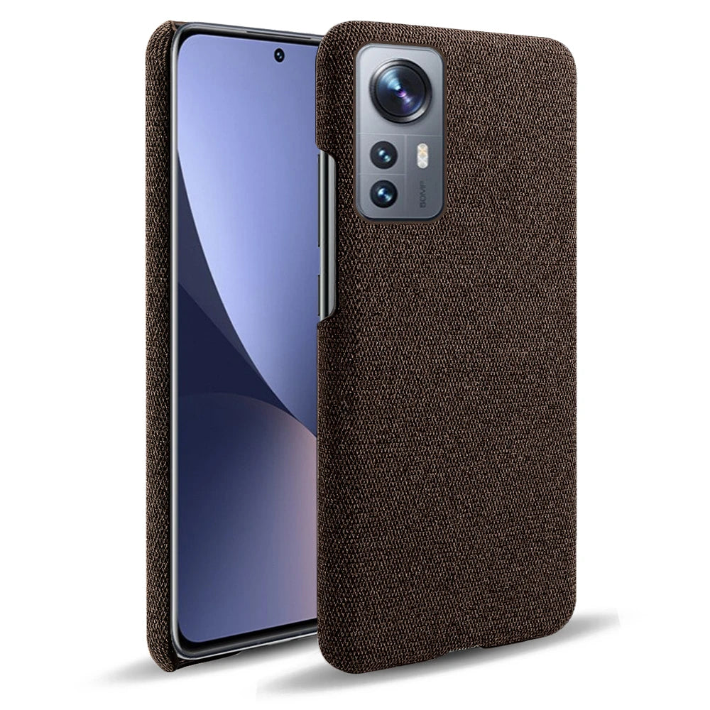 Cloth Case For Xiaomi 12 Pro For Xiaomi 12 Pro Civi Mi 11 10 9 8 Pro Luxury Cloth Texture Case For Mi Max 2 3 Mix 2 2S 3 4 coque