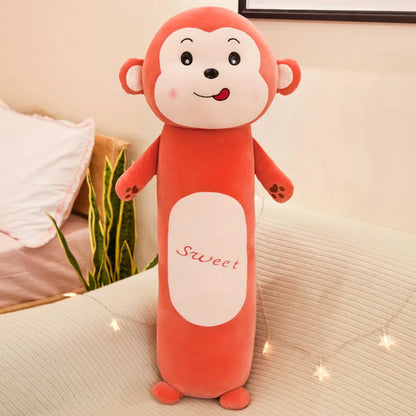 2025 New Pillows for Bedroom Soft and Comfortable Soft Long Sleeping Pillow Delicate and Smooth Cute Animal Cylindrical Pillow
