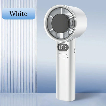 Lenovo Mini Handheld Fan 120 Speed Portable Bladeless Desktop Fans Rechargeable Instant Cooling With Ice Mode For Men Women New