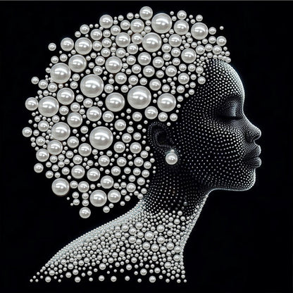DIY Pearl Gem Paintings Picture Arts Craft for Adults/Beginners Gift Home Decor 30x30cm With Frame