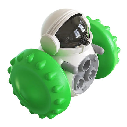 Pet Balance Car Slow Feeder Toy Interactive Treat Dispenser for Dogs Cats Anti-overturn Gravity Move Puzzle Toy Relieve Anxiety