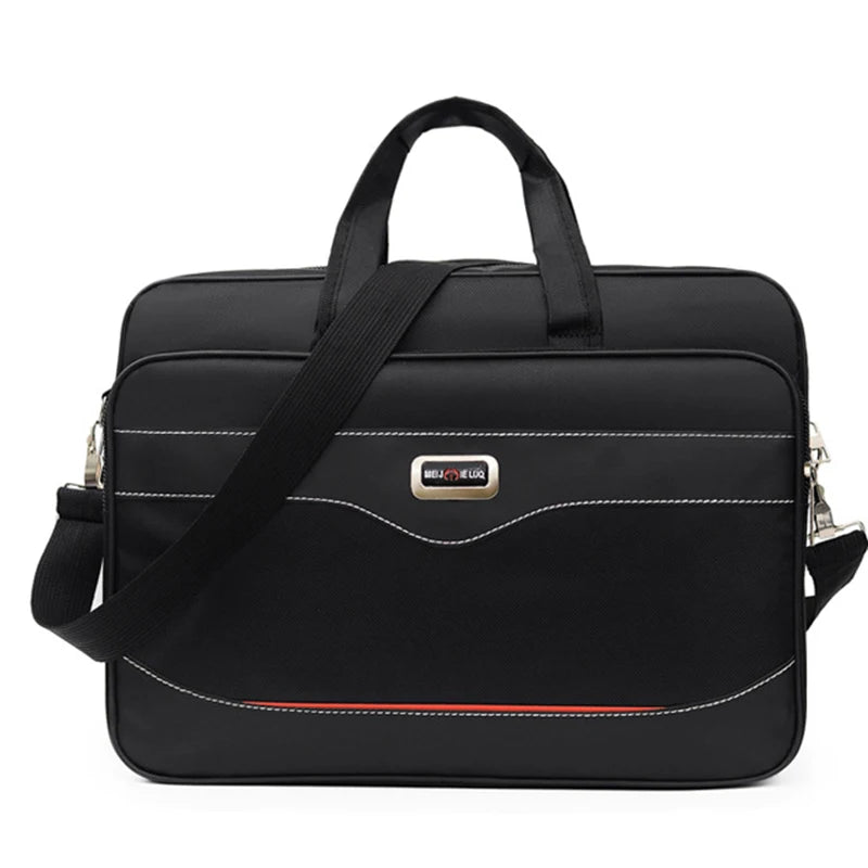 Simple Tote Men Business Briefcase Handbag For 15.6 inch Laptop Bags Large Capacity Shoulder Bags Travel Notebook Messenger Bag