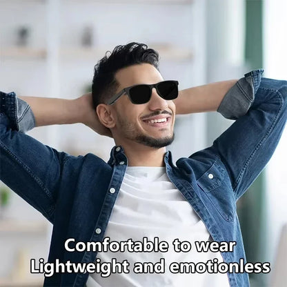 Lenovo 2026  8K HD AI Smart Sunglasses Touch Control Photo Recording Translator Voice Assistant Music Bluetooth Wireless Glasses