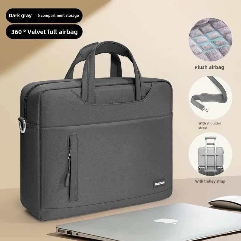 Business Laptop Bag Case Shoulder Tote Bag Notebook Bag Briefcase For 13 15 17 Inch Macbook Air Pro HP Huawei Asus Dell Handbag