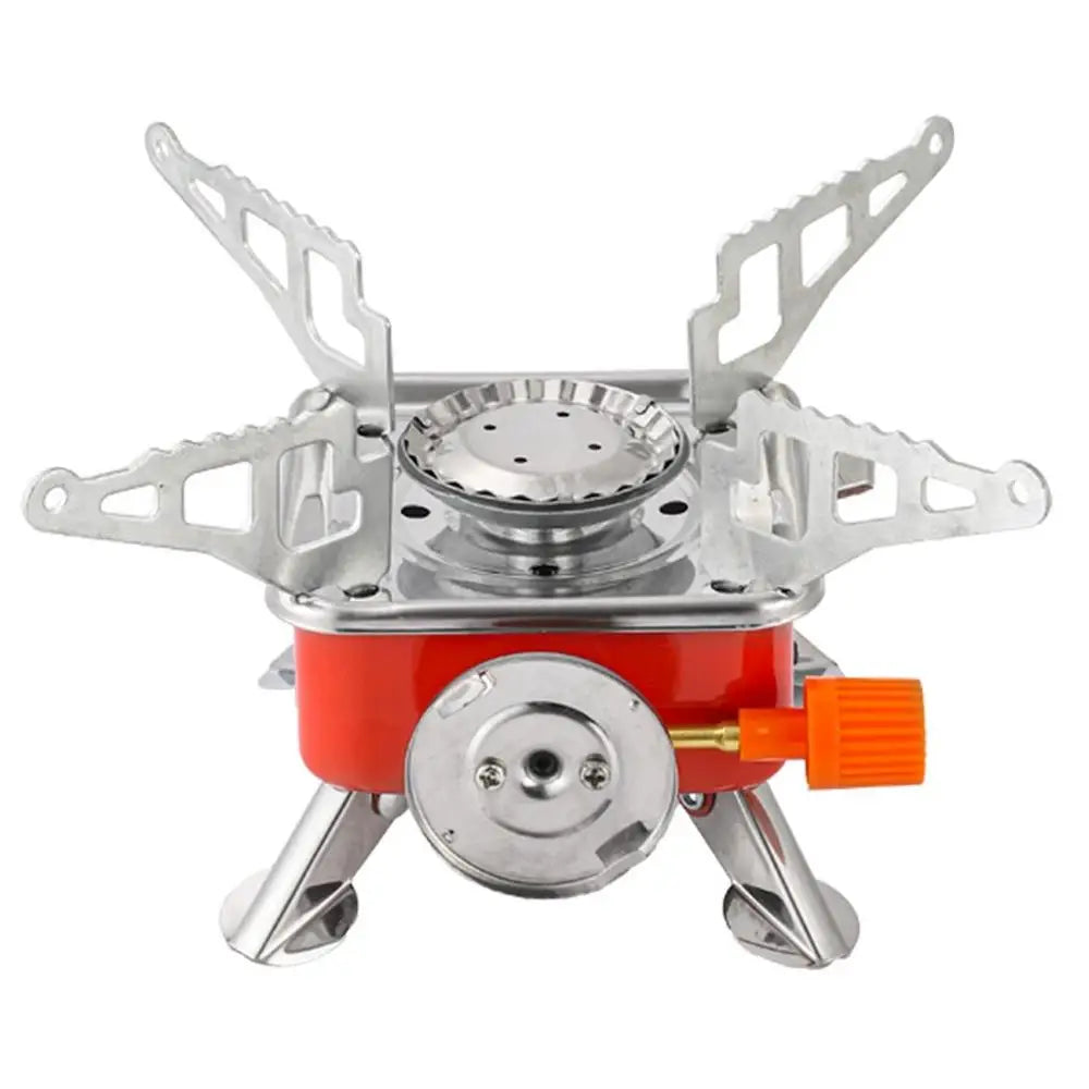 1pcs Camping Gas Stove Portable Folding Outdoor Backpacking Stove Tourist Equipment For Cooking Hiking Picnic