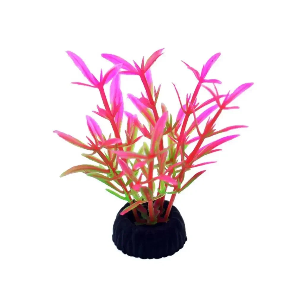 Vibrant Artificial Seaweed Aquarium Plants - Diverse & Lifelike Fish Tank Landscaping Decor