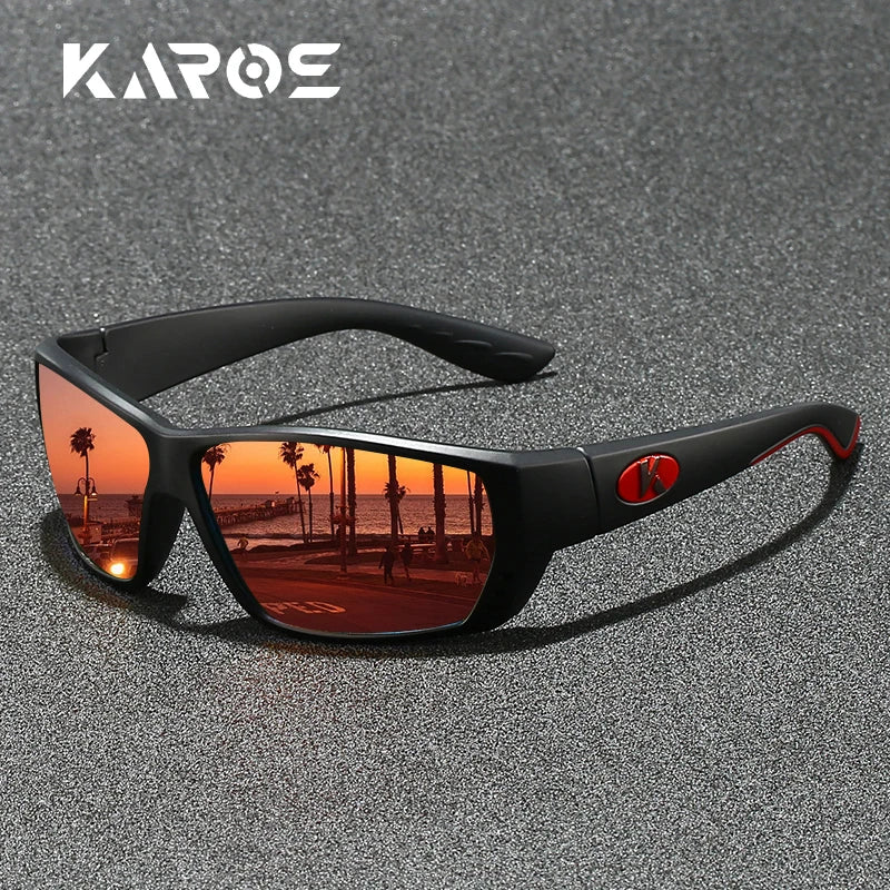 Sports Polarized Sunglasses with UV400 Protection for Cycling Running and Hiking Anti Glare and Durable Frame for Men and Women