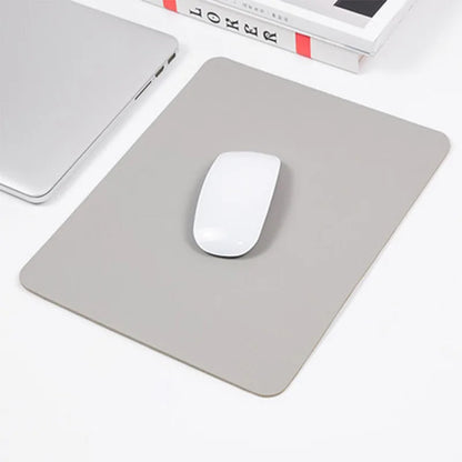 Small PU Mouse Pad Single-sided Solid Color Universal Non-slip Pad Mouse Pad Suitable For PC Laptops Office PU Gaming Mouse Pad