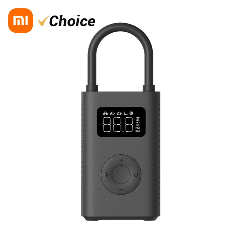 Xiaomi MIJIA 100% Original Portable Air Compressor 2,150psi,Preset Pressure Stop When Full,Air Pump,6 Mode,Lightweight Electric