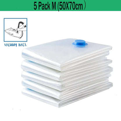 Vacuum Storage Bags Vacuum Seal Bag Space Saving Bags for Comforters Clothes Pillow Bedding Blanket Storage