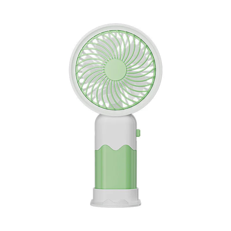 Portable Handheld Fan USB Rechargeable Mini Fan 3 Speed Quiet Personal Desk Fan for Office Outdoor Travel Summer Cooling Fan