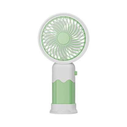 Portable Handheld Fan USB Rechargeable Mini Fan 3 Speed Quiet Personal Desk Fan for Office Outdoor Travel Summer Cooling Fan